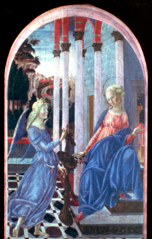 Verkündigung, ca. 1470-1472 von Francesco di Giorgio Martini