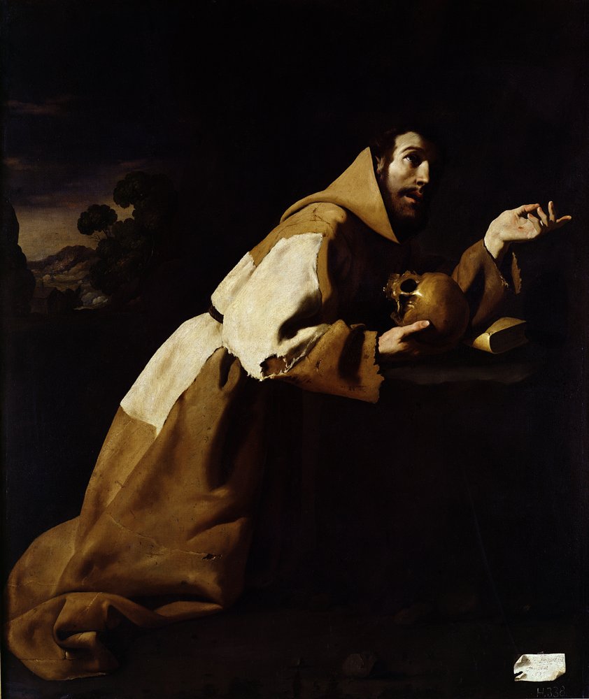 Der heilige Franziskus in Meditation, 1639 von Francisco de Zurbaran