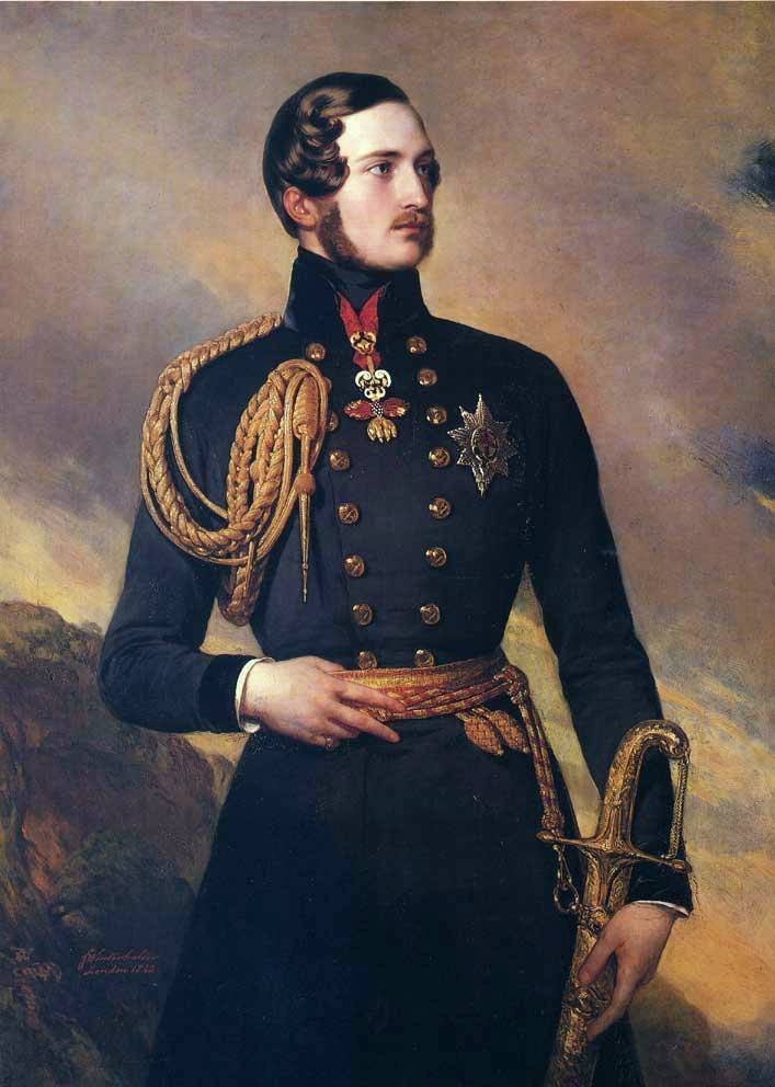 Prinz Albert von Sachsen-Coburg und Gotha mit dem Orden vom Goldenen Vlies von Franz Xaver Winterhalter