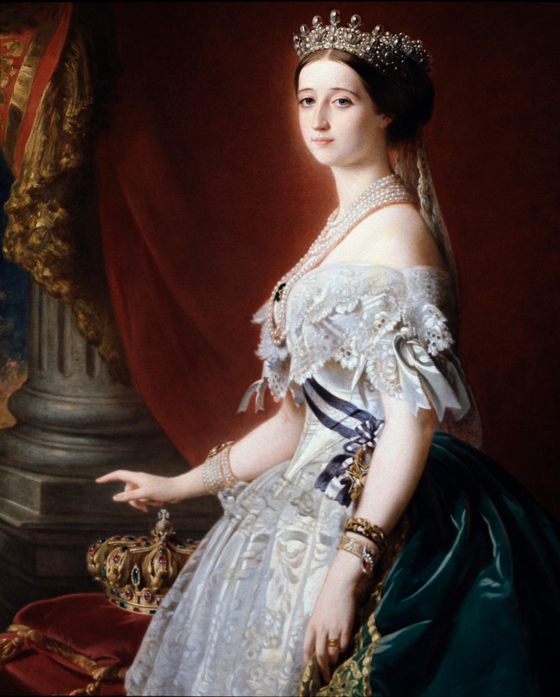 Porträt der Kaiserin von Frankreich Eugénie (Eugenia de Montijo) von Franz Xaver Winterhalter