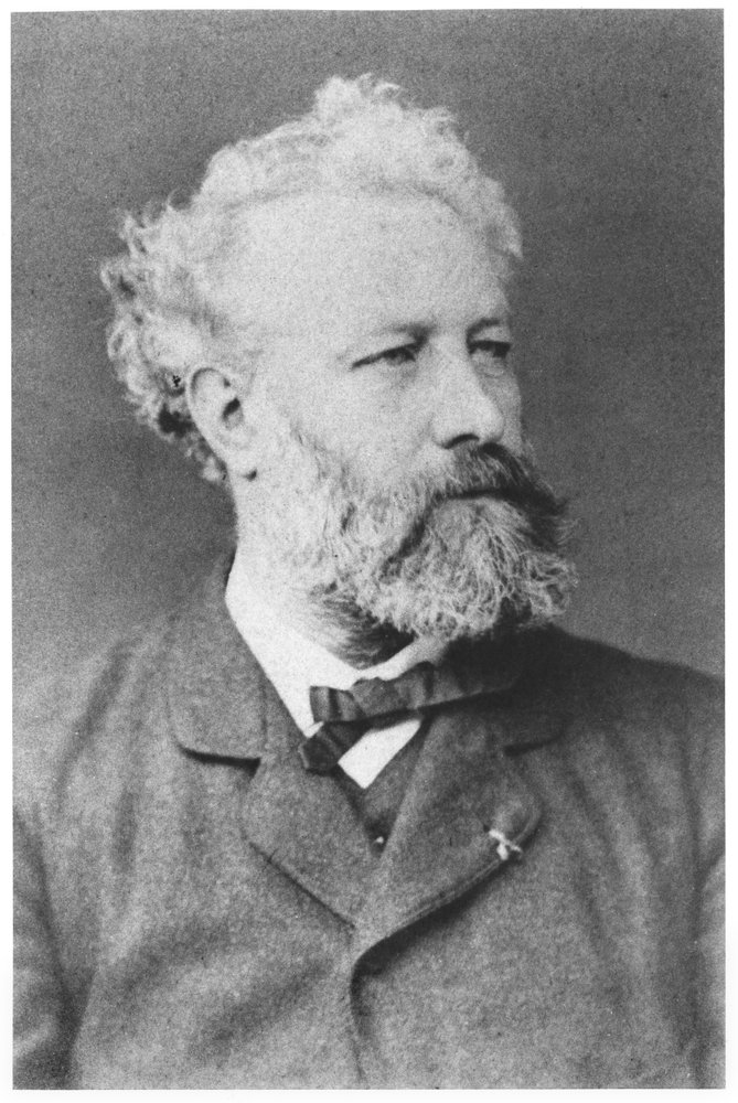 Porträt von Jules Verne (1828-1905), spätes 19. Jahrhundert von French Photographer