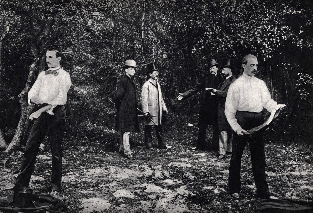 Fotografische Inszenierung: das Duell mit dem Spee von French Photographer