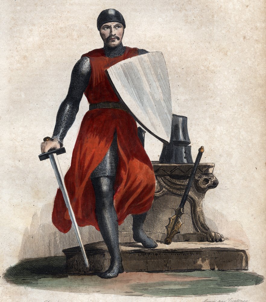 Porträt von Robert IV. der Starke (Rutpert) (ca. 815-866), Graf von Orléans von French School