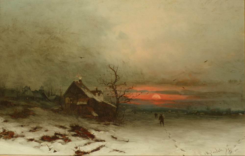 Heimkehr bei Sonnenuntergang von Friedrich Nicolai Joseph Heydendahl