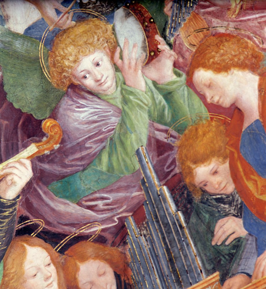 Das Konzert der Engel, 1534-36 (Detail)