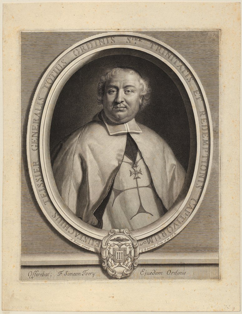 Porträt von Nicolas Parfaict von Gérard Edelinck