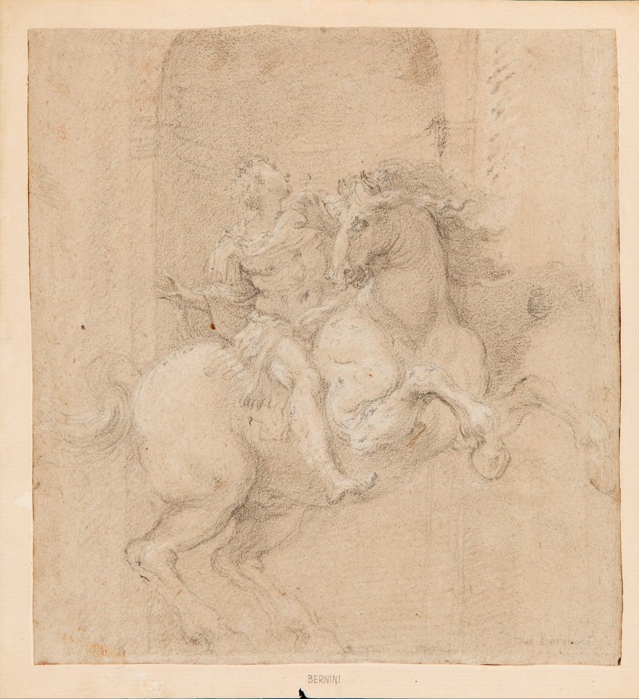 Der Kaiser Konstantin zu Pferd von Gian Lorenzo Bernini