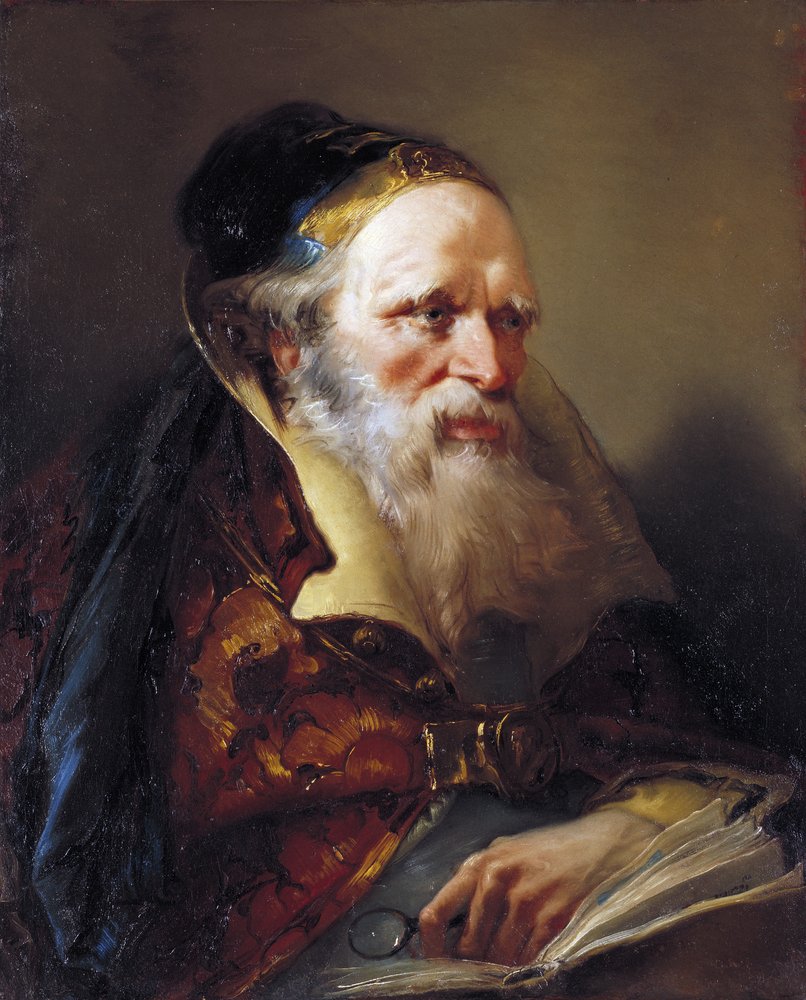 Kopf eines Philosophen, ca. 1750-60 von Giovanni Domenico Tiepolo