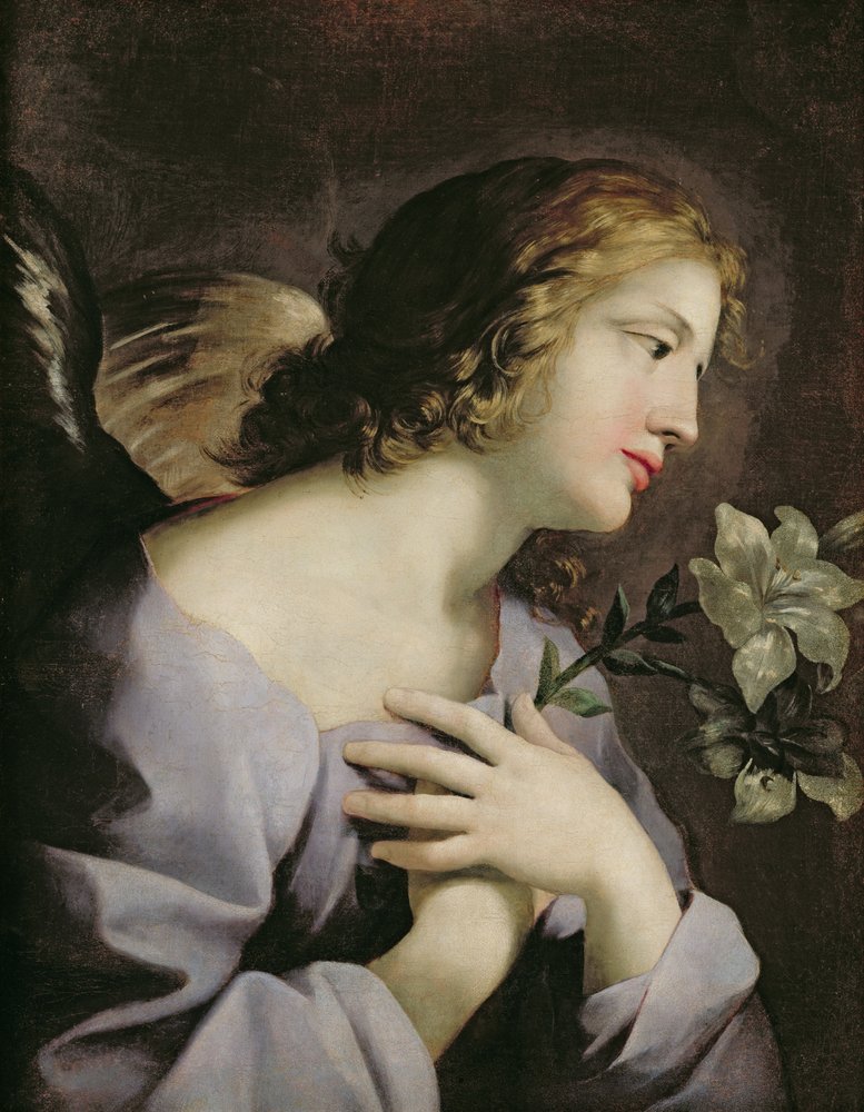 Der Engel der Verkündigung, um 1650 von Giovanni Francesco Romanelli
