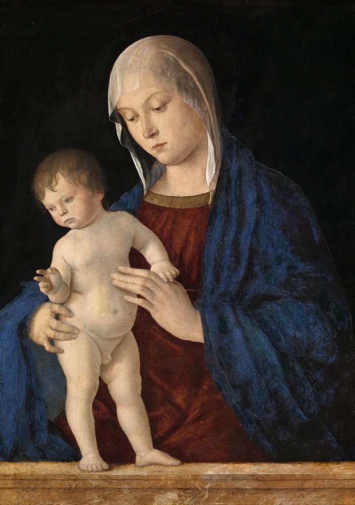 Madonna mit dem segnenden Kind, ca. 1475 von Giovanni Bellini