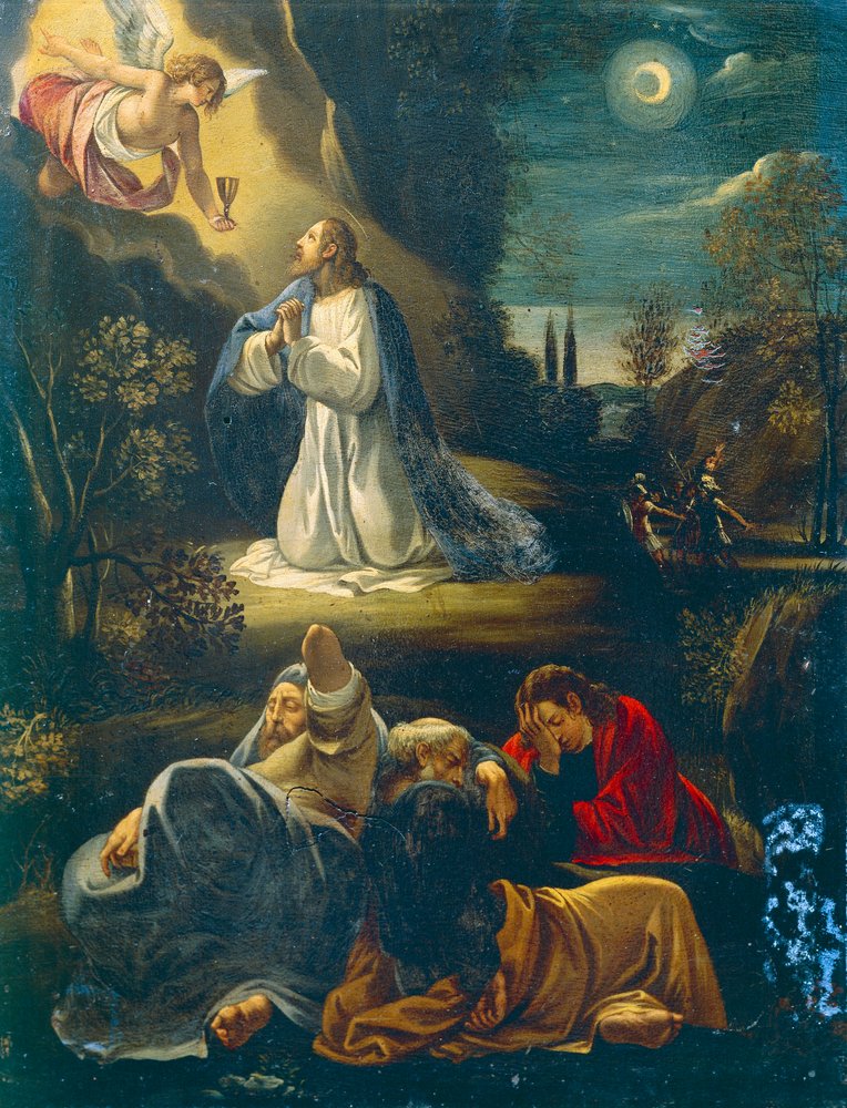 Jesus im Garten, Szene aus der Passion Jesu von Giuseppe Cesari (1568-1640) von Giuseppe Cesari