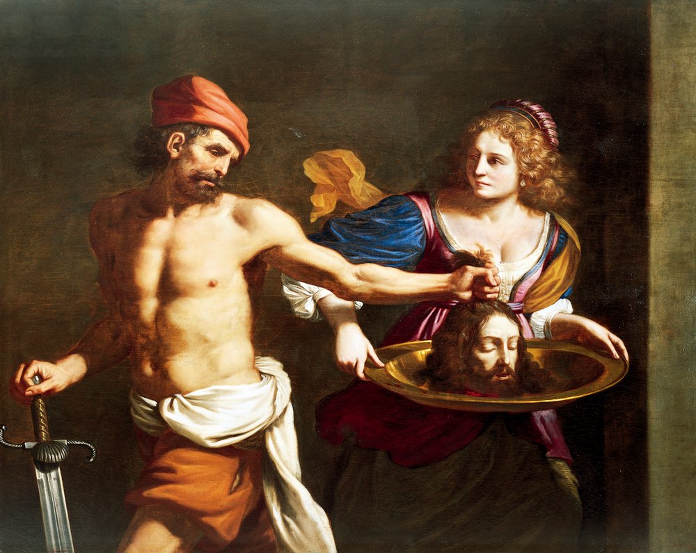 Salome erhält den Kopf von Johannes dem Täufer, von Giovanni Francesco Barbieri, genannt Guercino von Guercino (1591-1666)