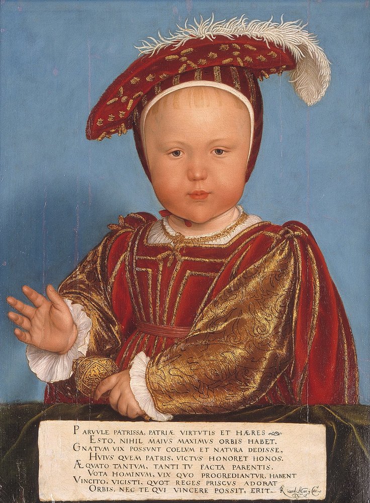 Edward, Prinz von Wales, später König Edward VI. von Hans Holbein der Jüngere
