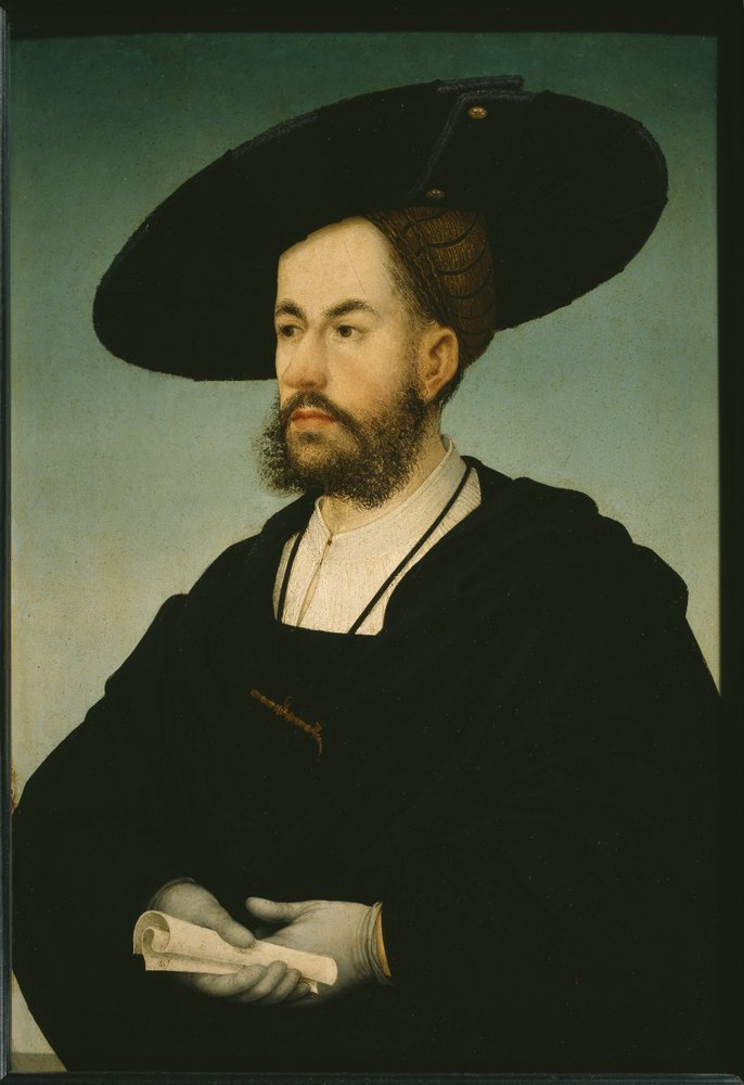 Porträt des Anton Fugger, ca. 1500-29 von Hans or Johan Maler