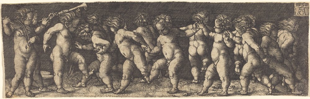Tanzende Kinder von Heinrich Aldegrever