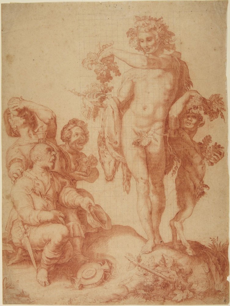 Bacchus von Hendrick Goltzius