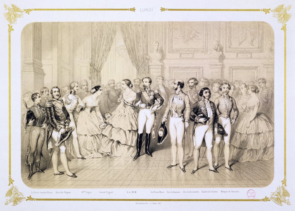 Hofempfang in den Tuilerien, Paris, 1854 von Henri de Montaut