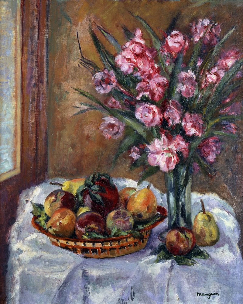 Oleander und Früchte von Henri Charles Manguin