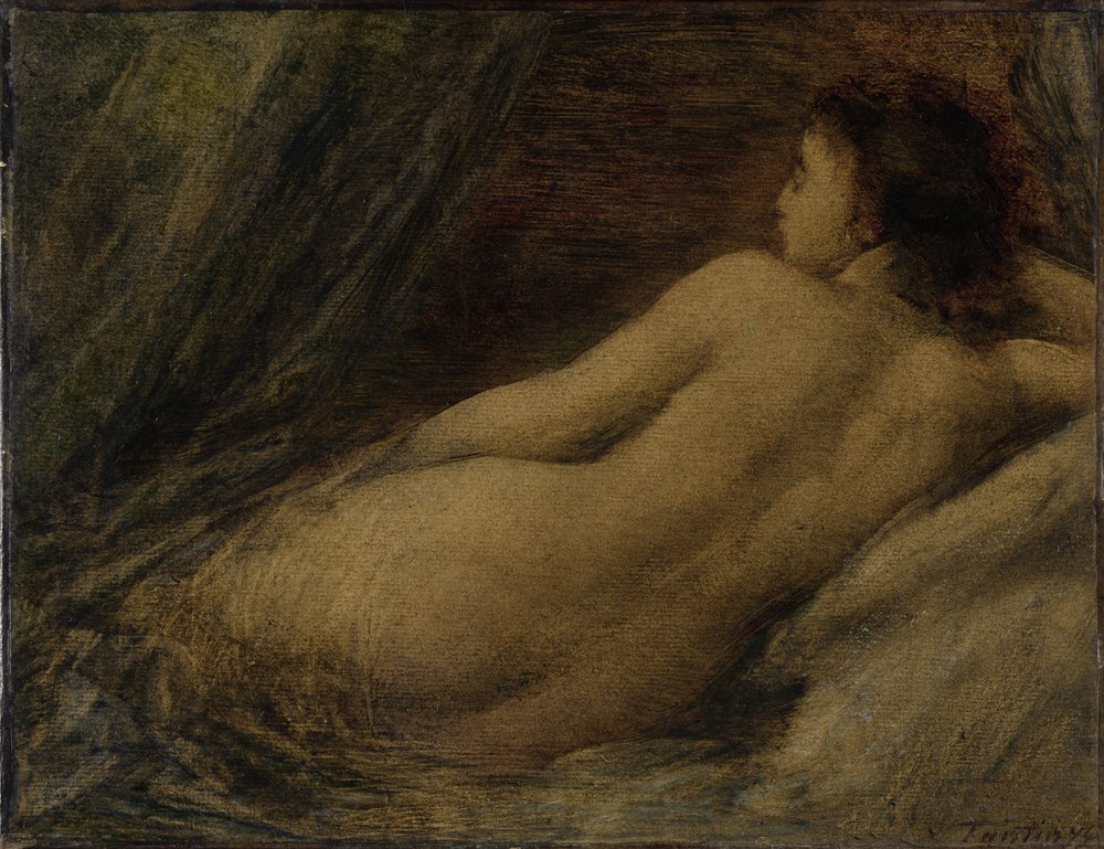 Liegender Akt von Ignace Henri Jean Fantin-Latour