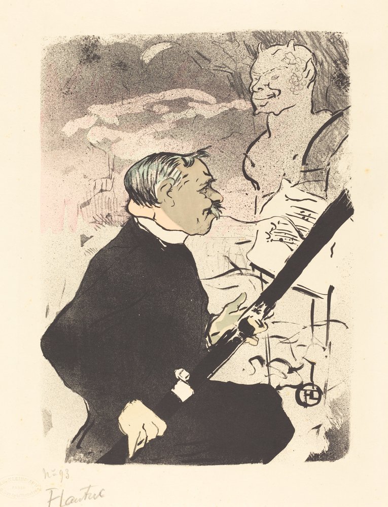 Für dich! von Henri de Toulouse-Lautrec