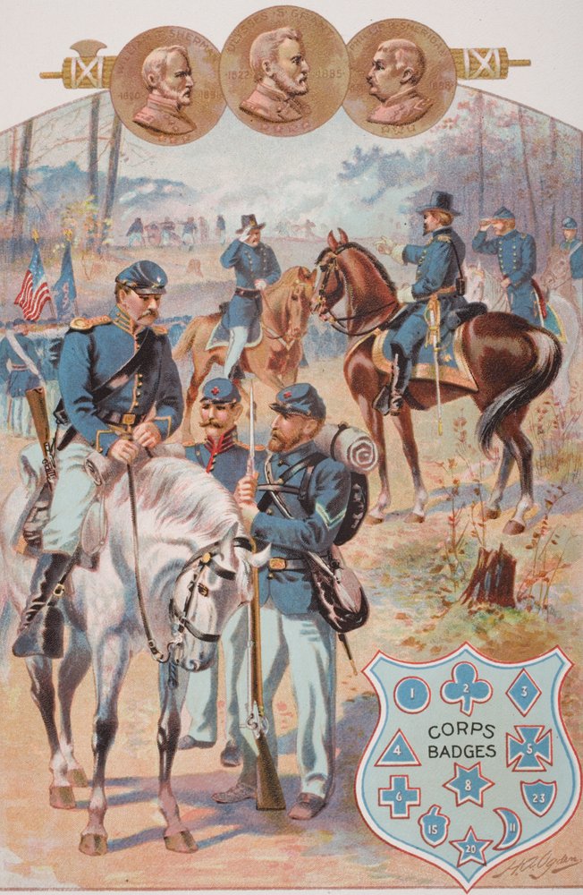 Uniformen der Union während des Amerikanischen Bürgerkriegs (1861-65) von Henry Alexander Ogden