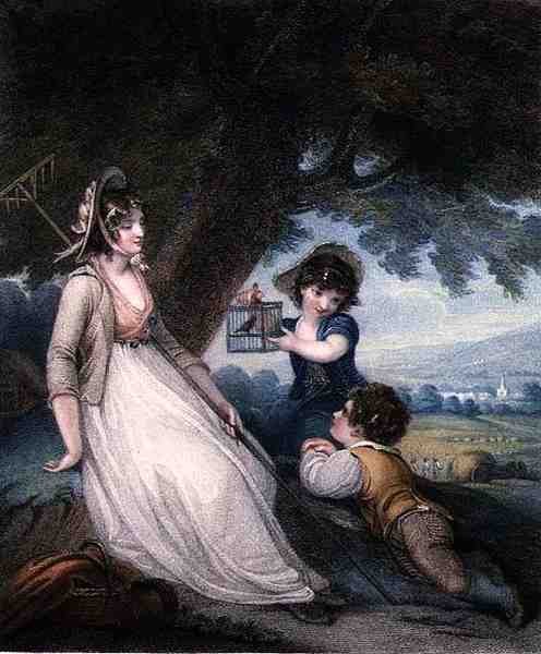 Innocent Captivation, graviert und veröffentlicht von Anthony Cardon (1772-1813) von Henry (after) Singleton