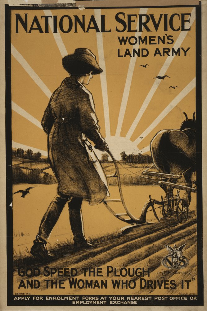 Nationaldienst, Frauen-Landarmee, 1917 von Henry George Gawthorn