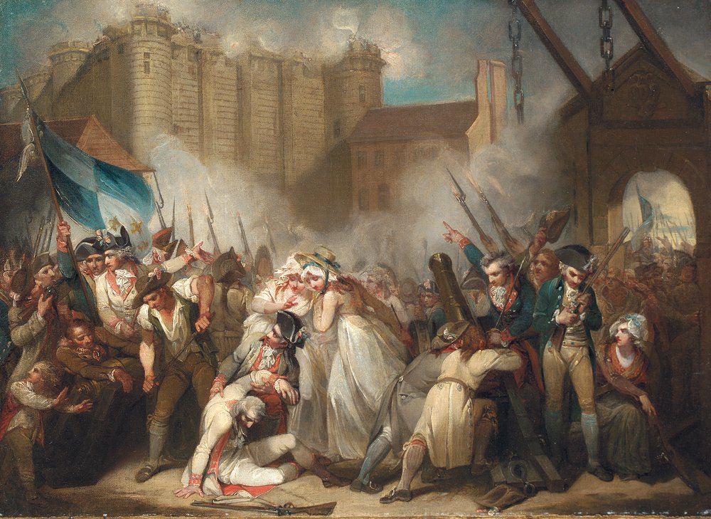 Der Sturm auf die Bastille von Henry Singleton: Kunstdruck