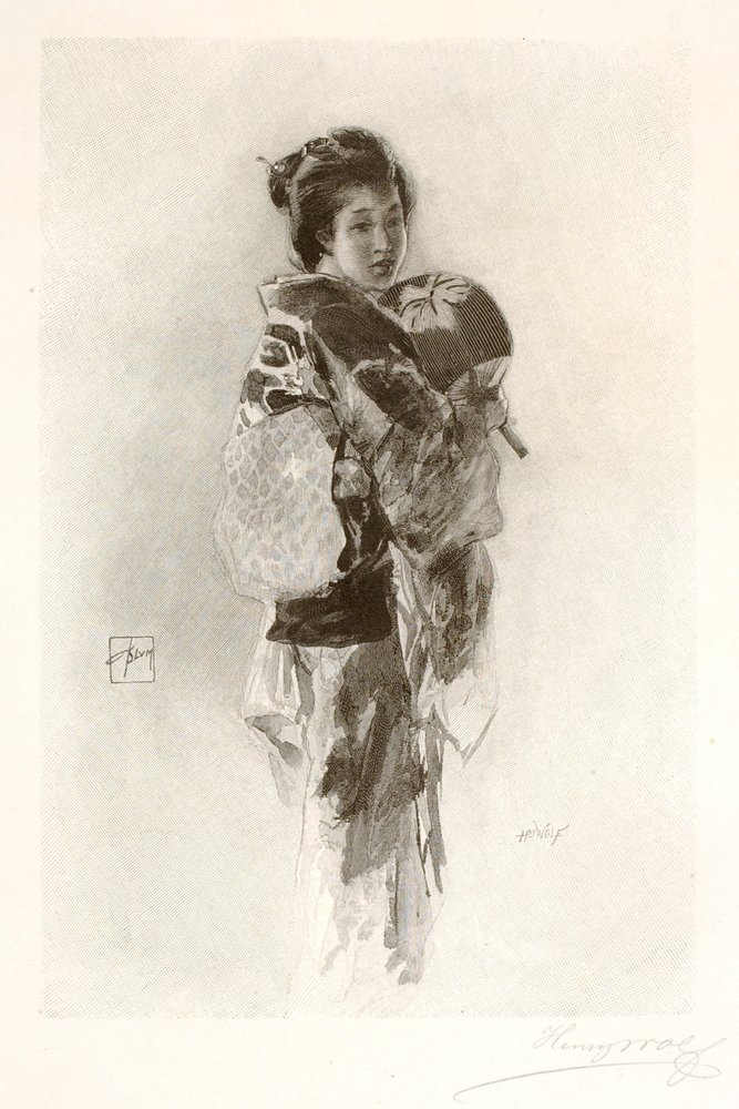 Japanisches Mädchen (Die Musmee) von Henry Wolf