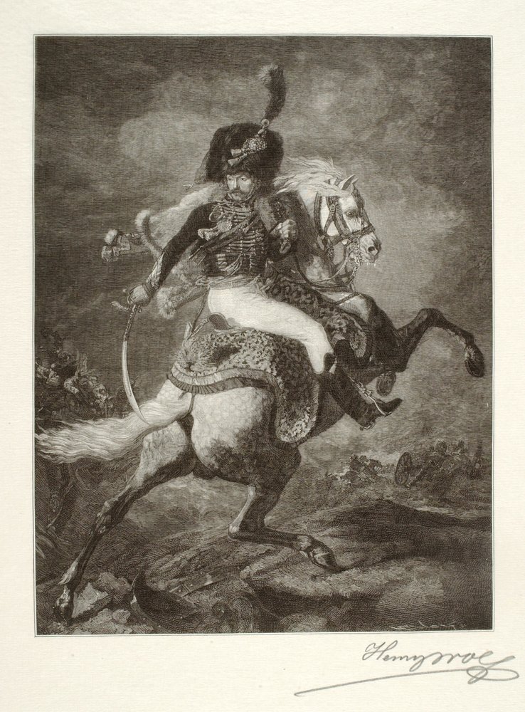 Offizier der berittenen Jäger von Henry Wolf
