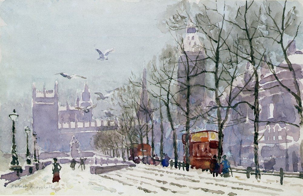Ein Wintertag, Westminster von Herbert Menzies Marshall
