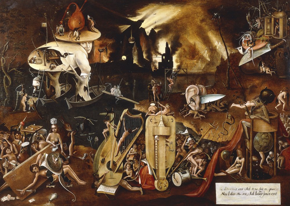 Hölle von Hieronymus Bosch