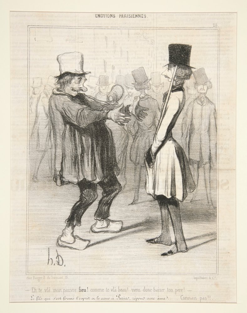 Eh, te v... von Honoré Daumier