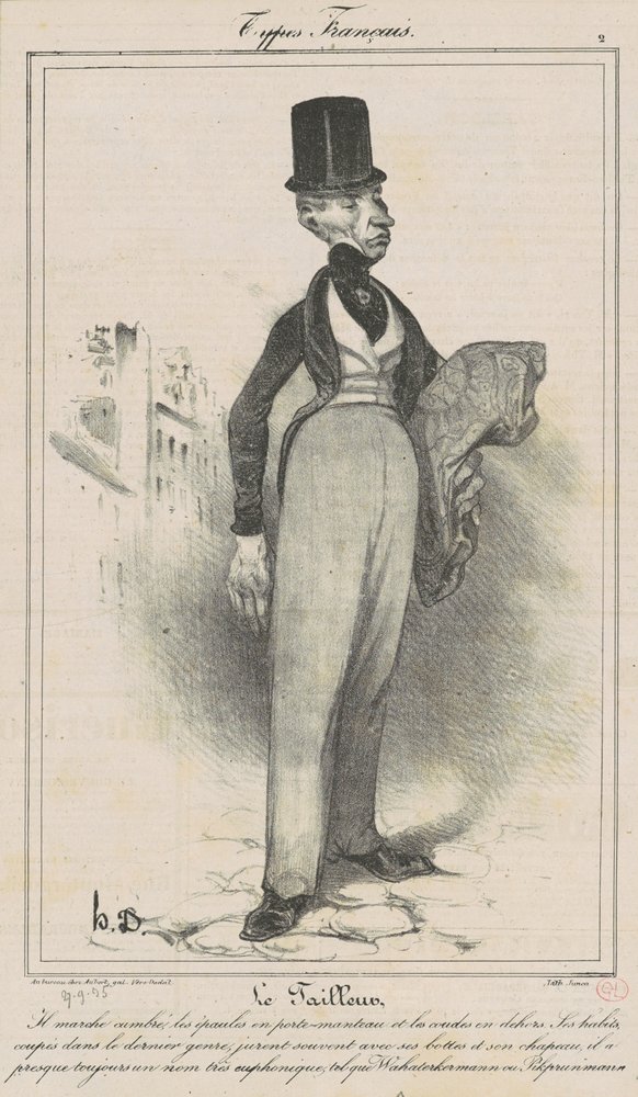 Der Schneider von Honoré Daumier