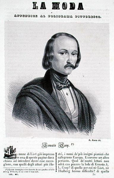 Ernesto Coop, graviert von G. Riccio von Italian School