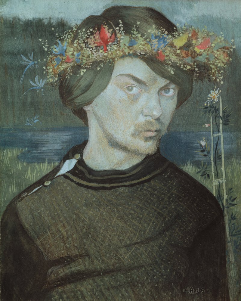 Selbstporträt von Ivar Axel Henrick Arosenius