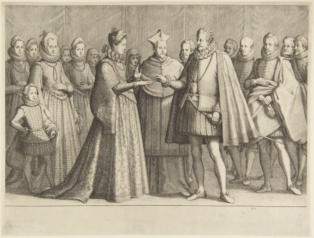 Die Vermählung Ferdinands I. von Jacques Callot