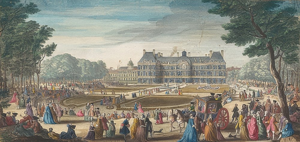 Der Palais du Luxembourg in Paris, vom Garten aus gesehen von Jacques Rigaud