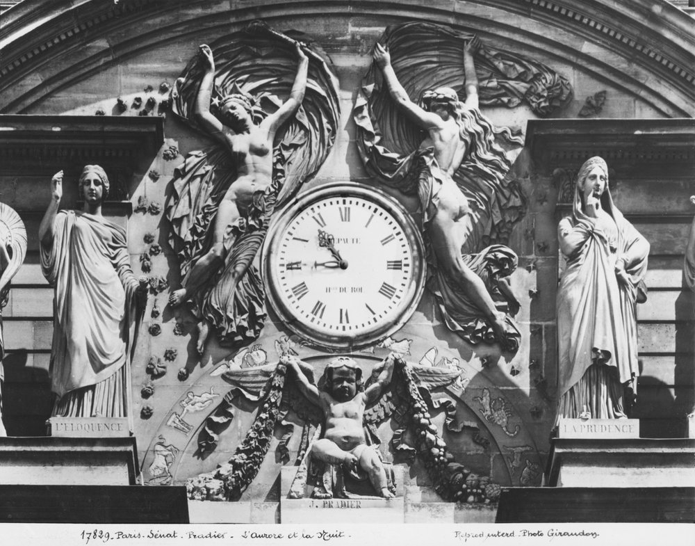 Giebel des Palais du Luxembourg, 1840 (Detail) von James Pradier