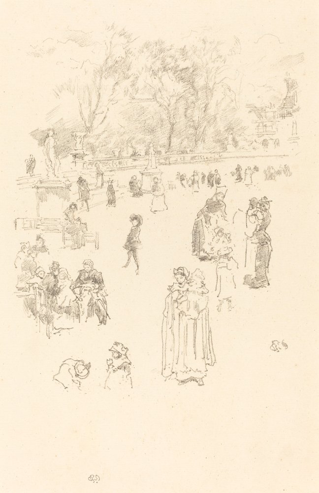 Kindermädchen: Les Bonnes du Luxembourg von James Abbott McNeill Whistler