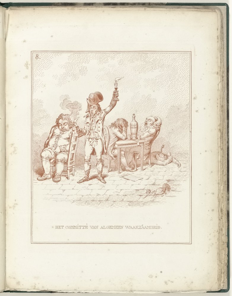 Komitee der Allgemeinen Wachsamkeit, 1795 von James Gillray (possibly)