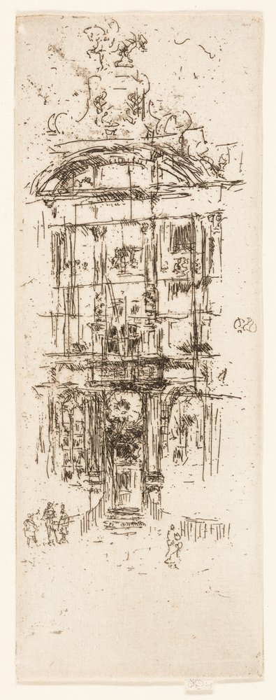 Goldenes Haus, Brüssel von James Abbott McNeill Whistler