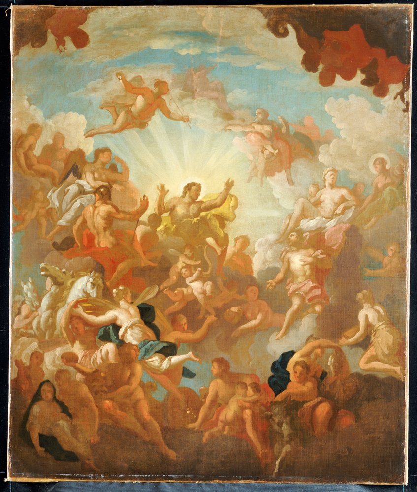 Prometheus stiehlt den Göttern das Feuer von James Thornhill