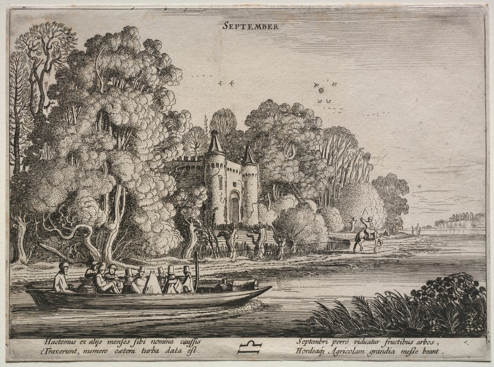 Die zwölf Monate: September von Jan van de Velde II