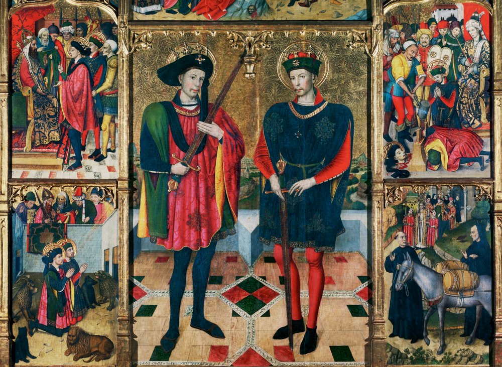 Altar der Heiligen Abdon und Senen von Jaume Huguet