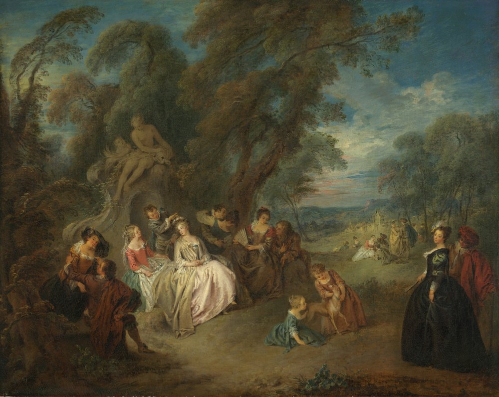 Fête Champêtre, ca. 1730 von Jean-Baptiste Pater