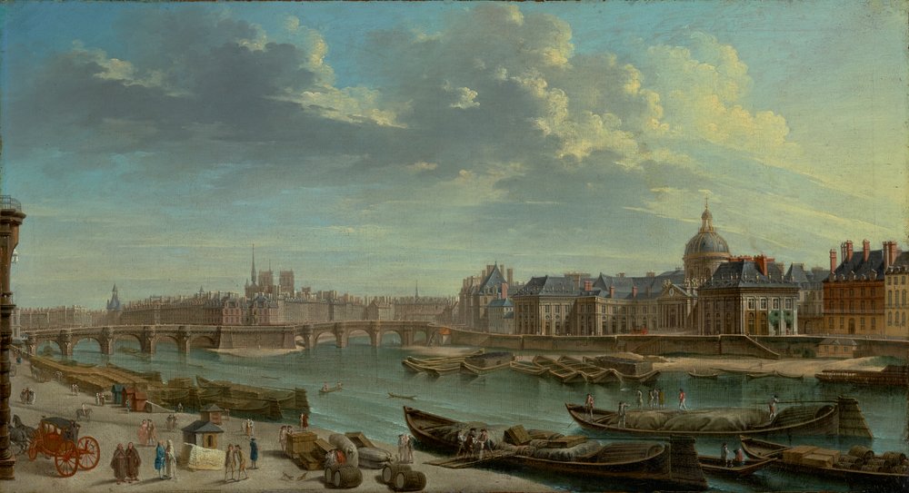 Ansicht von Paris mit der Île de la Cité von Jean-Baptiste Raguenet
