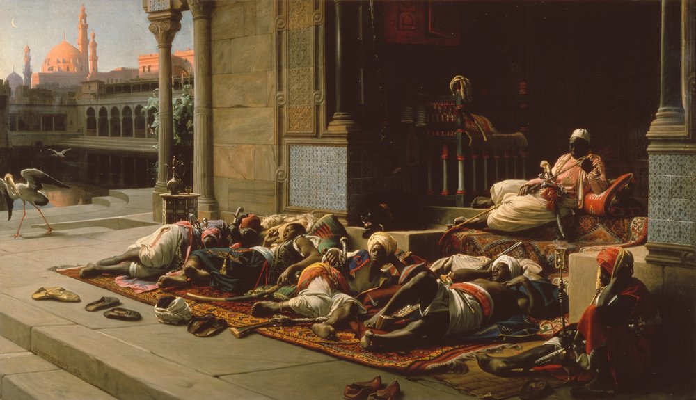 Das Tor des Harems, Souvenir von Kairo von Jean Jules Antoine Lecomte du Nouy