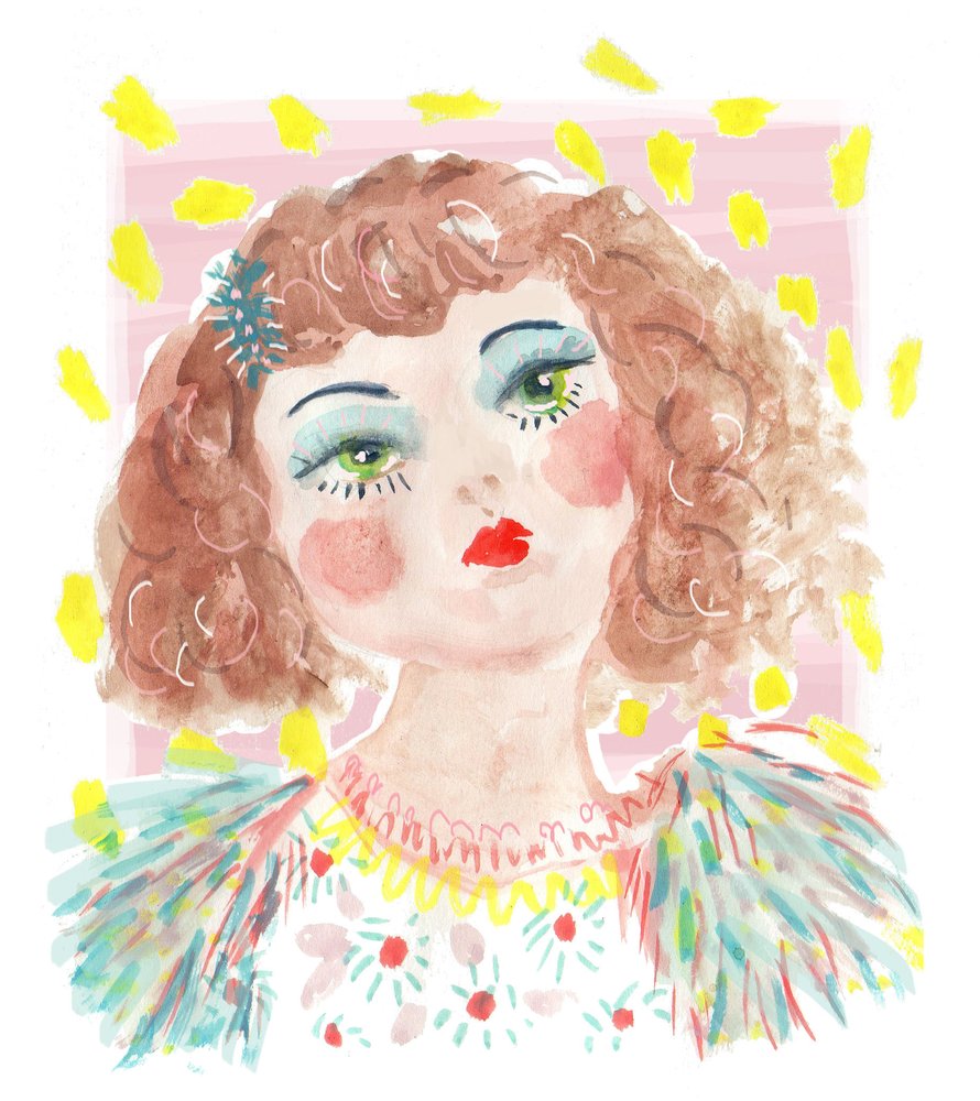 Vintage Puppe 2, 2014 von Jo Chambers