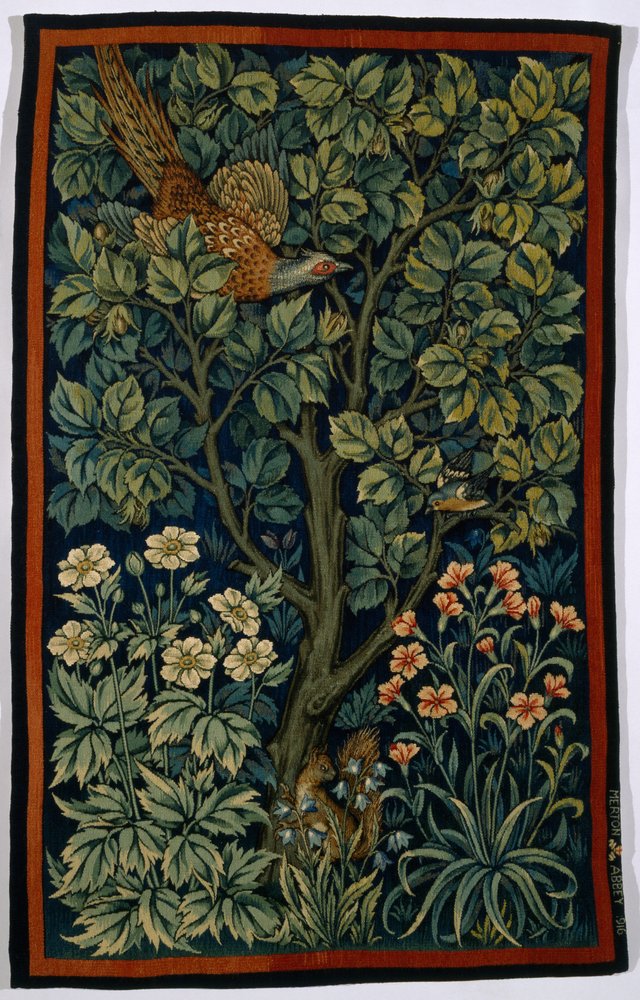 Fasanenhahn, hergestellt von Morris & Co. 1916 von John Henry Dearle